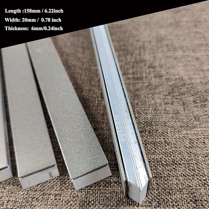 10pcs Diamond Knife Sharpening Stones sets with aluminum blank diamond plates Kit for RUIXIN PRO RX008 Knife sharpener