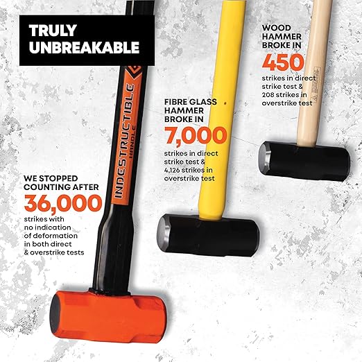 Groz 34516 30" Indestructible Sledge Hammer, 14 lb