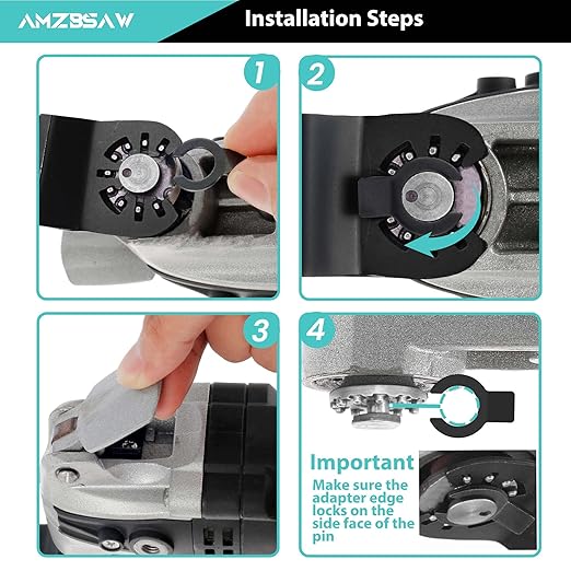 32PCS Titanium Oscillating Saw Blades Metal Cutting, Multi Tool Blades Kits for Metal Nails Hard Material and Wood Plastic, Oscillating Tool Blade Fit Dewalt Ryobi Bosch Milwaukee