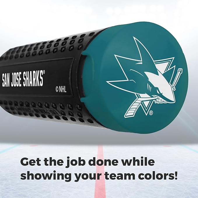 MEGAPRO짰 NHL짰 Team Edition Multi-bit Screwdriver | Officially Licensed NHL짰 Gear | Durable, Ergonomic, Pro-Grade Screwdriver (San Jose Sharks짰)