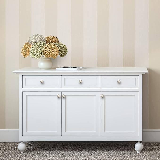 Ravinte 35 Pack Kitchen Cabinet Knobs - Satin Nickel Zinc Brushed Drawer Pulls - Door Handles for Dressers