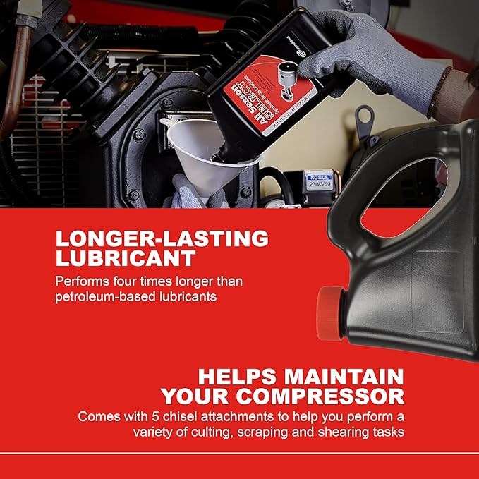 Ingersoll Rand 38440236 OEM All Season Select Synthetic Lubricant, 5L Bottle