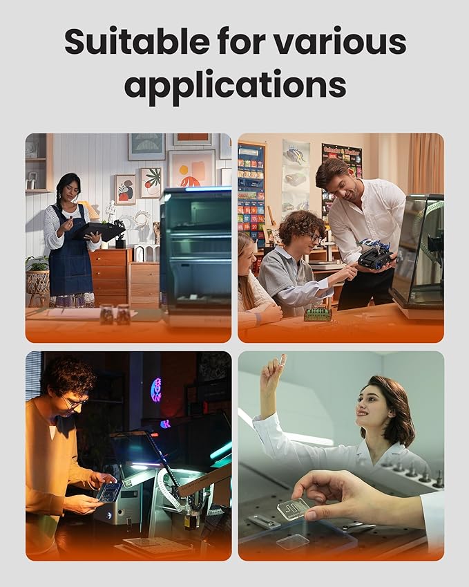 Carvera Air Desktop CNC Machine, Compact Enclosed Mini CNC Mil 3 Axis with Makera CAM, Quick Tool Changer,Closed-Loop Stepper Motor Milling Engraving Machine for Carving Arts Crafts DIY Design
