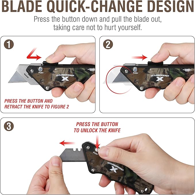 Olympia Tools 33-130 Camo Turbo x Knife