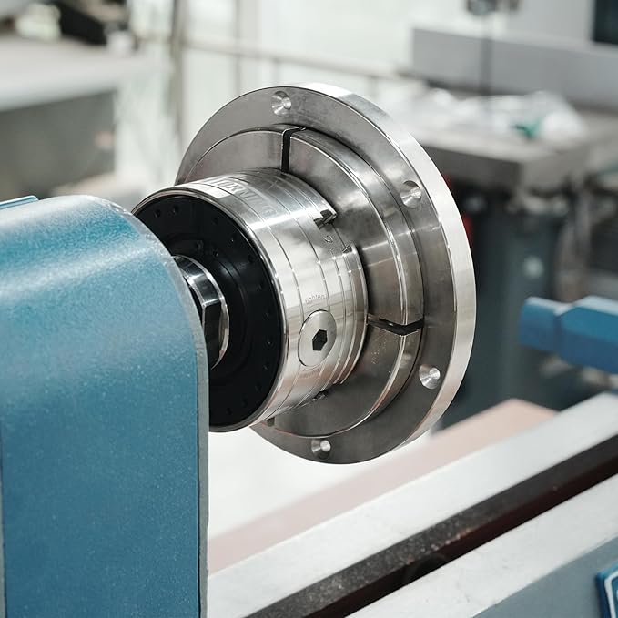 5??130mm Faceplate Ring for Woodturning Lathe Chucks, allows the workpiece to be securely clamped by the chuck's dovetail jaws,Compatible with Super NOVA 2, G3.