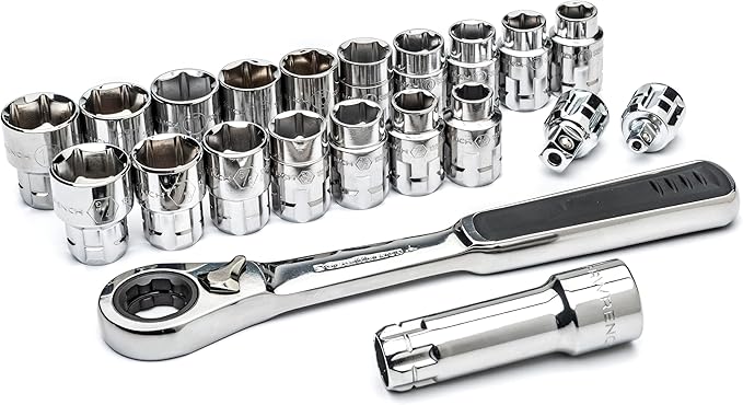 GEARWRENCH 21 Pc. 3/8" Drive 6 Pt. Pass-Thru??Tool Set, SAE/Metric - 8921