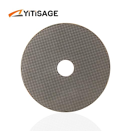 4 Inch Electroplated Diamond Grinding/Polishing Pads Sanding Granite Concrete Glass Metal Stone Grinding Disc(grit 200-1pc)