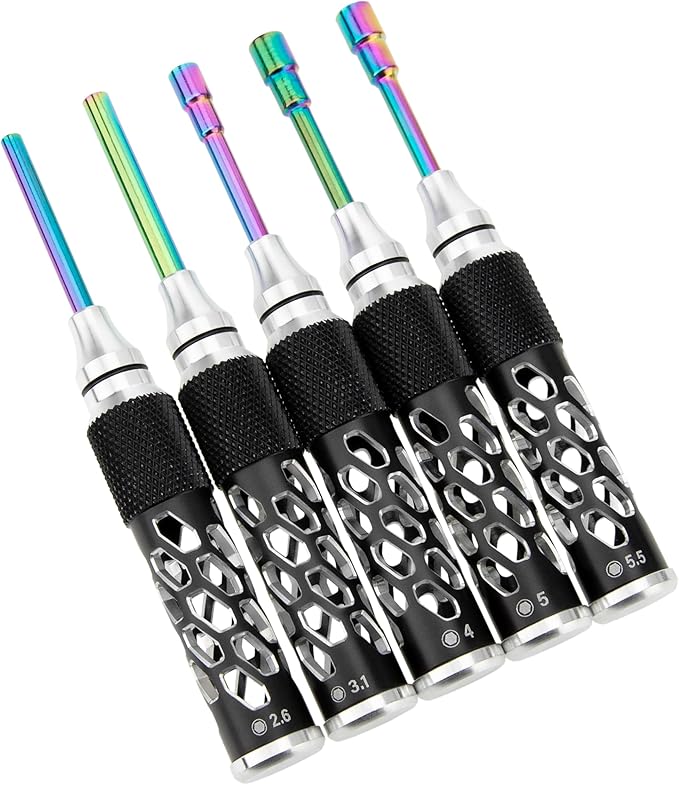 MEUS RACING RC Hex Screwdriver Nut Driver Tool Set for Axial 1/24 SCX24 Traxxas 1/18 TRX4M 1/18 1/24 RC Crawler Car (Type C)