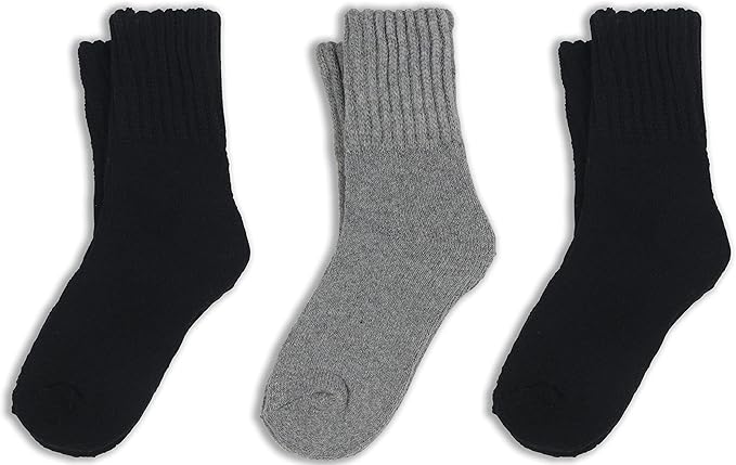 BomKinta Boot Socks for Women Winter Solid Thick Warm Socks Cozy Crew Socks Christmas Gift