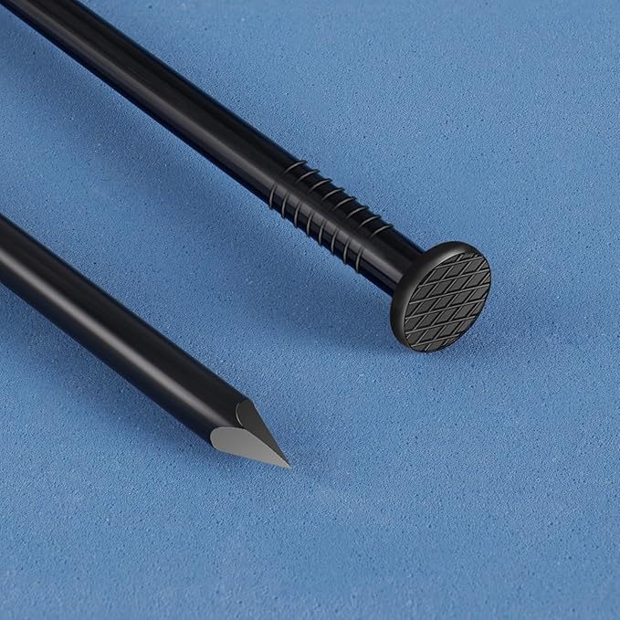 1 inch Hardware Nails, (1351pcs) 2 lbs Black Nails, Nails for Hanging Pictures, Small Nails, Wall Nails, Wood Nails