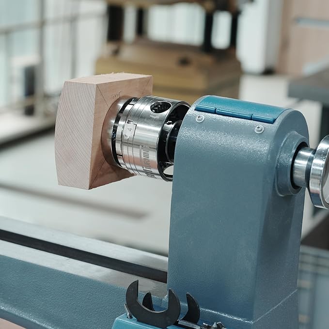 2" 50mm Faceplate Ring for Woodturning Lathe Chucks, allows the workpiece to be securely clamped by the chuck's dovetail jaws,Compatible with Super NOVA 2, G3.