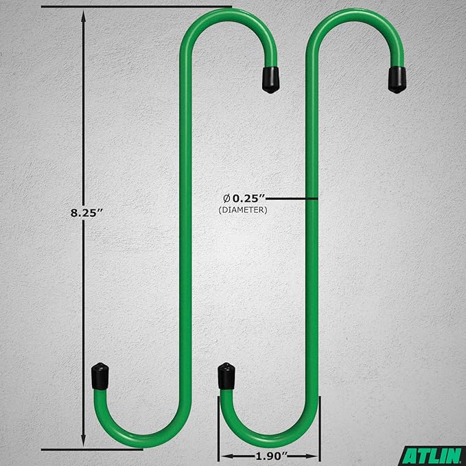 ATLIN Brake Caliper Hangers with Rubber Tips - Set of 2