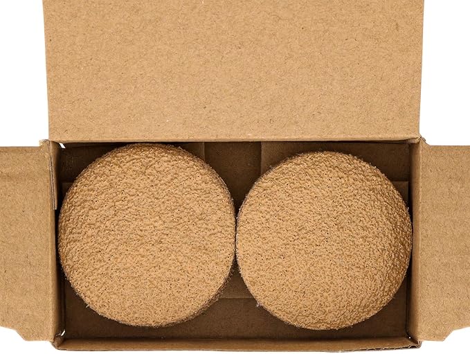 Dura-Gold Premium 2" Gold Hook & Loop Sanding Discs - 40 Grit (Box of 20) - High-Performance Extra Coarse Cut Abrasive Sandpaper Discs - for DA Sanders Drill, Sand Automotive Paint, Woodworking Wood
