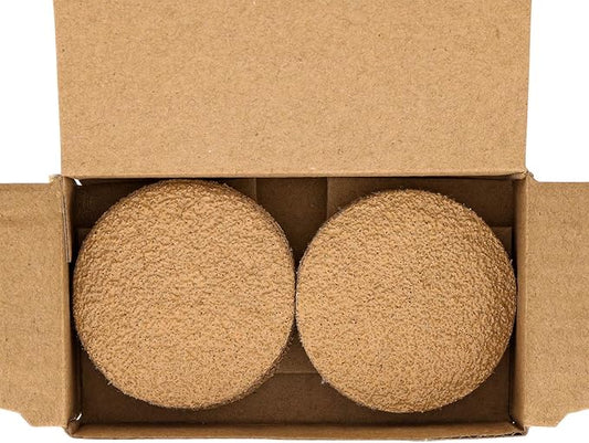 Dura-Gold Premium 2" Gold Hook & Loop Sanding Discs - 40 Grit (Box of 20) - High-Performance Extra Coarse Cut Abrasive Sandpaper Discs - for DA Sanders Drill, Sand Automotive Paint, Woodworking Wood
