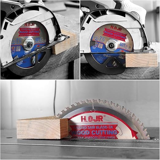 Circular Saw Blade Woodworking TA Series 10" 50-Tooth 5/8" Arbor, Combination Wood Cutting Saw Blade,Special Anti-Thermal Adhesion Coating on Cutting Head -TA, COM 10" 50T 5/8"