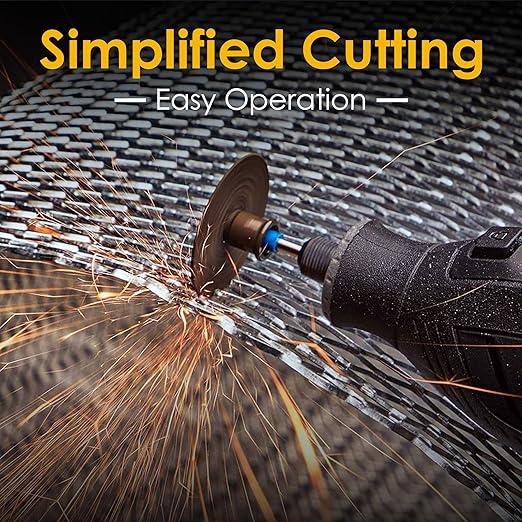 Cutting Wheel for Drill 1/4 Inch Hex Shank Rotary Drill Saw, 6Pcs HSS Saw Blades for Drills Rotary Tools