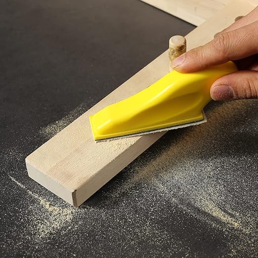 Micro Sander Kit, Sand Paper Sheets 80Pcs, Hook & Loop Sandpaper Assortment 320 to 3000 Grit 3.5?쓝 1?쒶ini Hand Sanding Block Finger Detail Sander Tool for Wood Furniture Crafts Metal Sanding Polishing