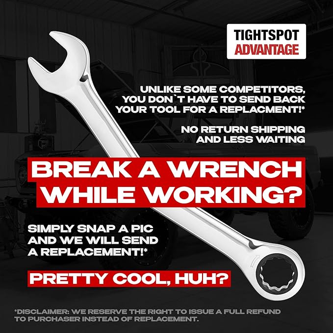 Jaeger 3/4 Inch Ratcheting Wrench with Upgraded 4째 Precision and Hardened, Polished Steel for Projects with Tight Spaces