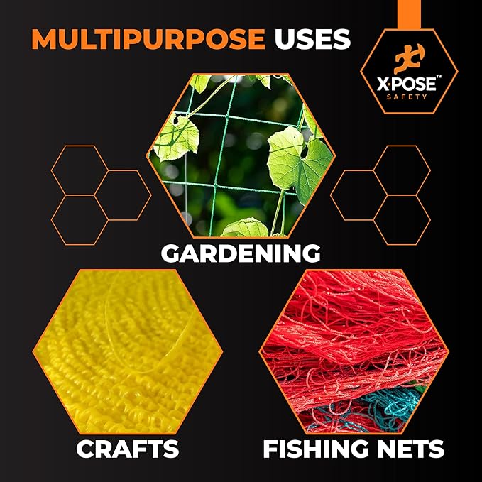 Xpose Safety Orange Mason Line String ??#18 Braided Nylon Twine ??275 Ft Durable Construction Line for Masonry Tools, String Level, Landscaping, and Gardening