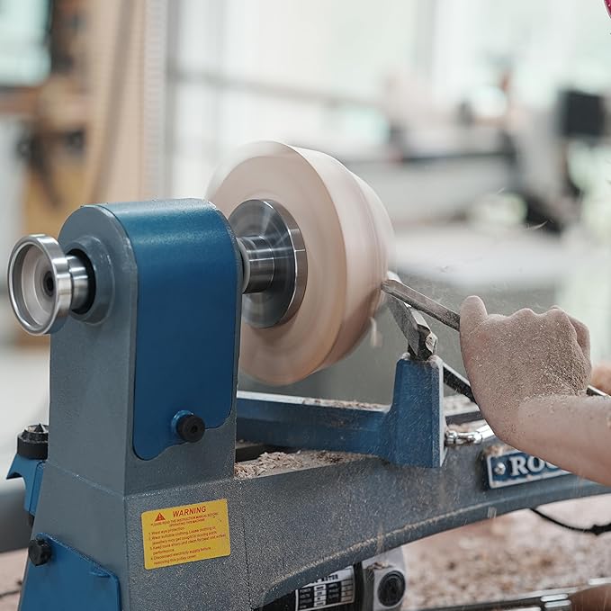 4'' Steel Wood Lathe Faceplate,Faceplate for Wood Lathe,Lathe Face Plate Fit for 1''X8TPI Spindle.