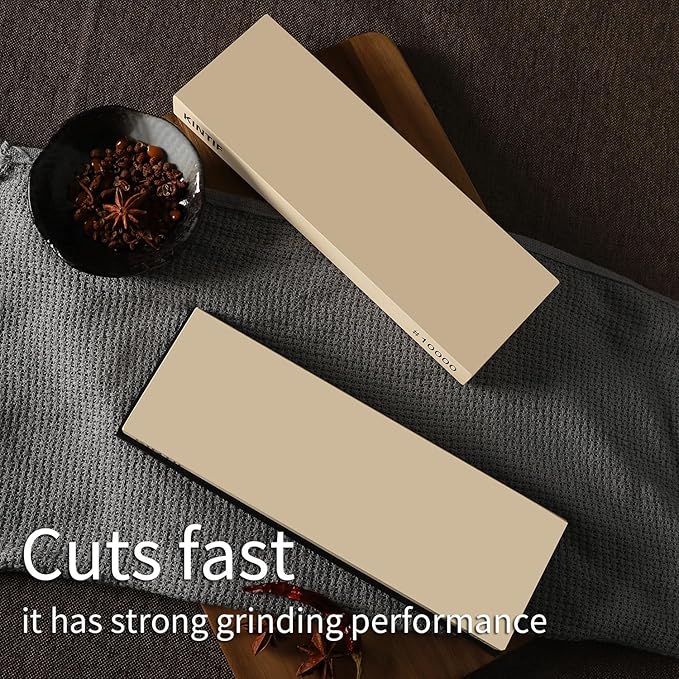 Whetstone Knife Sharpening Stone #10000 Ultra Fine, Polishing Whetstone Fine grinding, Splash and go, Fine Sharpening Stone