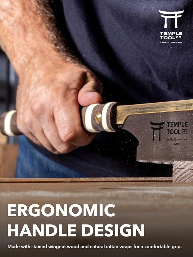 Co. Japanese Pull Saw - Crosscut 9.5 - Hand Saw for Joinery Crosscuts, Kumiko, Tenon Shoulders