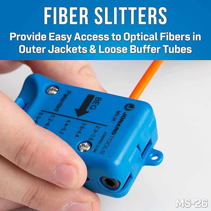 Jonard Tools TK-170 Fiber Prep Kit w/Midspan Slitters for Fiber Optic Cable
