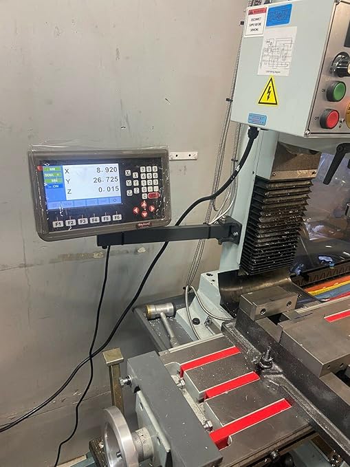 3 Axis Digital Readout DRO Display KIT 16" x 32" x 18" Travel Length High Accuracy IP67 5um 420mm+820mm+470mm Travel Magnetic Scale for Mill Milling Machine Tool RPM Function Included