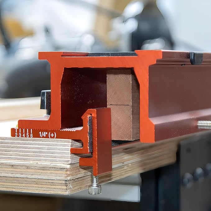 O'SKOOL Mortise and Tenon Jig is Ideal for cabinets, Chairs, and Table Construction Using a Plunge Router, RTA009