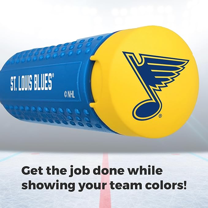 MEGAPRO짰 NHL짰 Team Edition Multi-bit Screwdriver | Officially Licensed NHL짰 Gear | Durable, Ergonomic, Pro-Grade Screwdriver (St. Louis Blues짰)