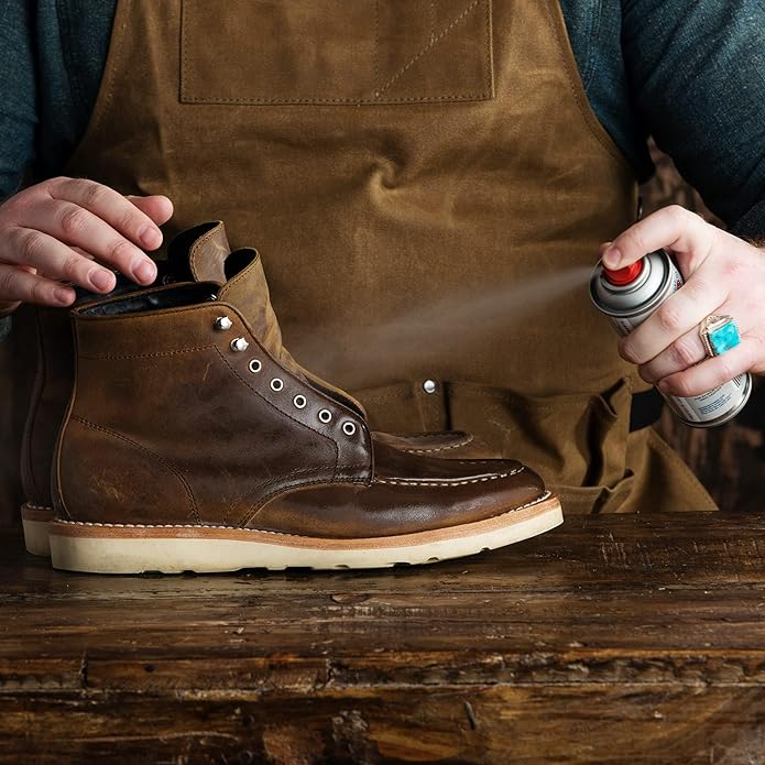 Cobbler's Choice Water and Stain Repellent Spray (PFAS Free) - Waterproofs & Protects Leather, Suede, and Fabric from the elements!