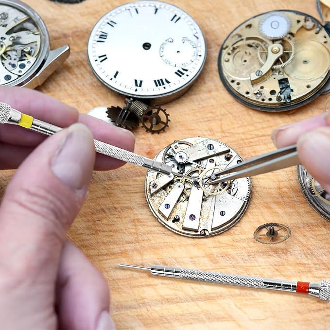 8 PCS Precision Jewelers Screwdriver Set, 0.8-1.6mm, Professional Watch Screwdriver Set, for Watch Eyeglasses Jewelry Wor
