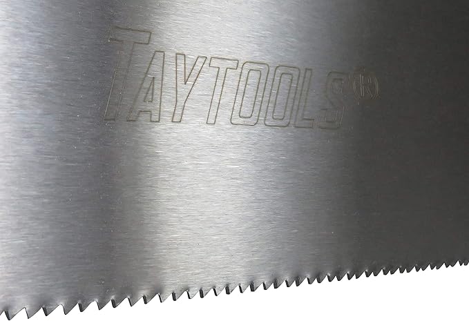 Lynx Garlick Thomas Flinn British 22” Crosscut Saw with Taper Ground Blade, Stained Beech Handle 10 TPI and Filed Crosscut