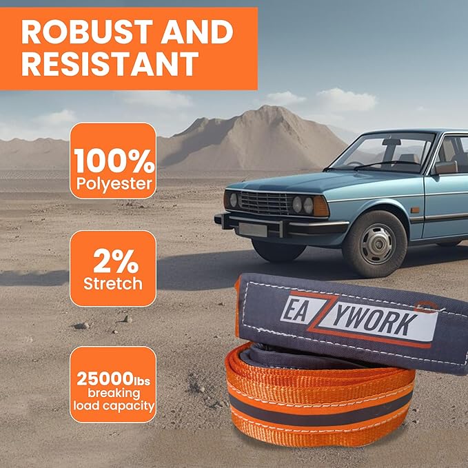 2Packs 3?쓝10Ft Super Sturdy Lift Sling Straps 25000 Lbs Breaking Load Capacity Heavy Duty Lifting Sling Moving Straps Tree Saver Crane Strap Recovery Reusable Straps Tow Strap Pull Hoist Endless Strap