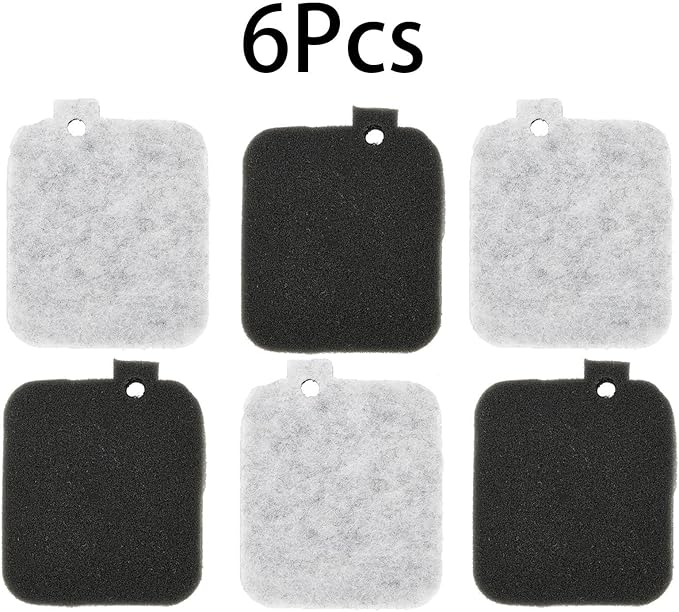 6Pcs Air Filter Replacement 4229 120 1800 Compatible With BG45 BG46 BG55 BG65 BR45C SH55 SH85 Blower Parts For Outdoor Power Equipment
