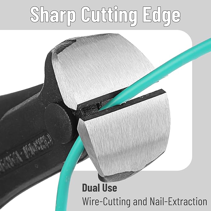 Bates- Nail Puller, 7 Inch, Brown, Nail Remover Tool, Cutting Pliers, Carpenter Tools, Staple Puller, End Cutting Pliers