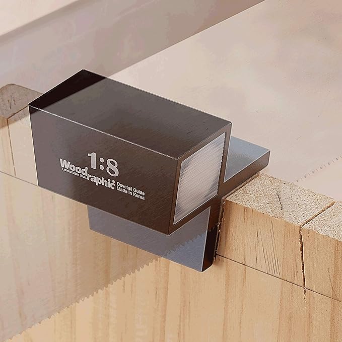 Dovetail Saw Guide ??1:8 Angle for Hard Wood ??CNC Machined Magnetic Layout Tool for Accurate Joinery, Marking Lines, and Hand-Cut Woodworking Projects