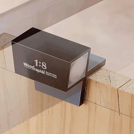 Dovetail Saw Guide ??1:8 Angle for Hard Wood ??CNC Machined Magnetic Layout Tool for Accurate Joinery, Marking Lines, and Hand-Cut Woodworking Projects