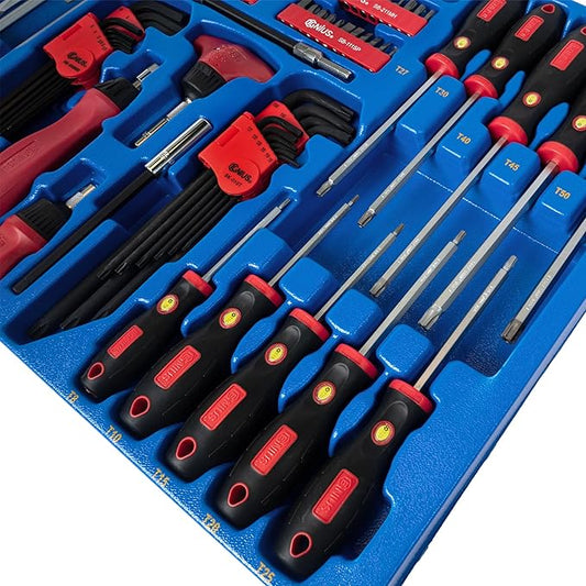 Genius Tools 86 Piece Screwdriver & Bit Set MS-086