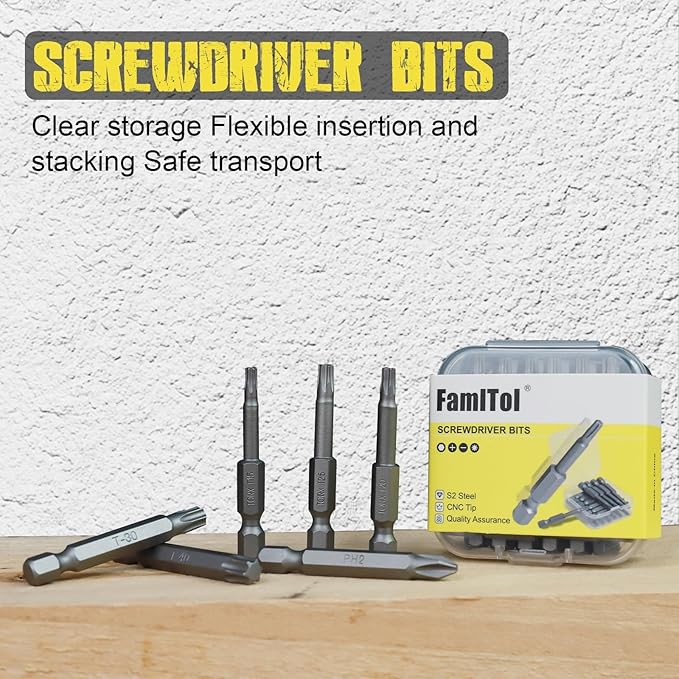18 Pcs PH2 Impact Bit竊똏hillips Bit #2 Impact, PH2 Hex-Shank Drill Bits, 2-Inch length for Universal Cross Head Screws