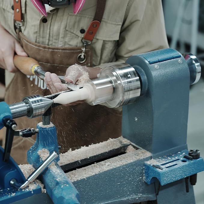 BMT-J6034 Pen Blank Jaws for Woodturning Lathe Chucks, V-grooves of the two jaws hold blanks securely, Compatible with Super NOVA 2, G3.