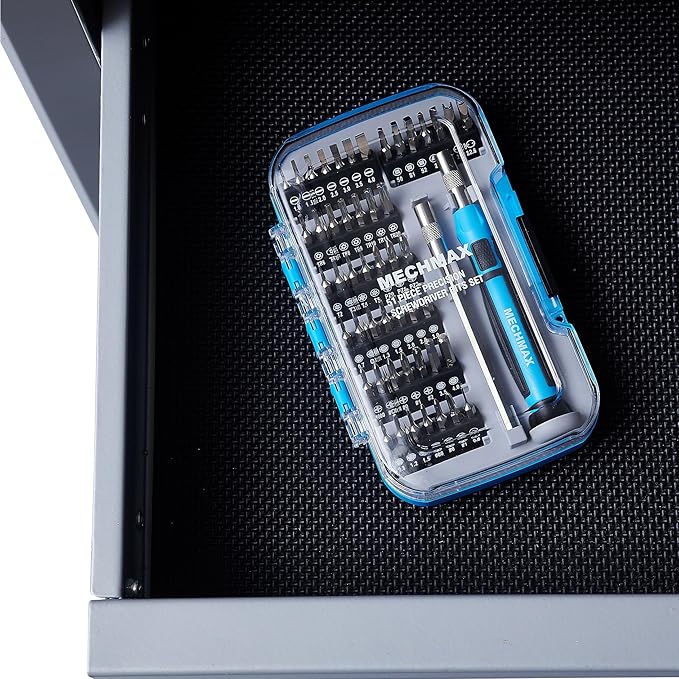 51-Piece MECHMAX Magnetic Precision Screwdriver Set - Electronics Repair Tool Kit with Security Star, Pentalobe Bits for iPhone, MacBook, PS5, Switch, Laptop, Glasses & Watch