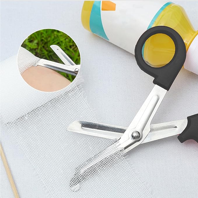 20 Pack EMT Trauma Shears, 5.7 Inch Bandage Scissors, Stainless Steel, Ergonomic, Ambidextrous, Black
