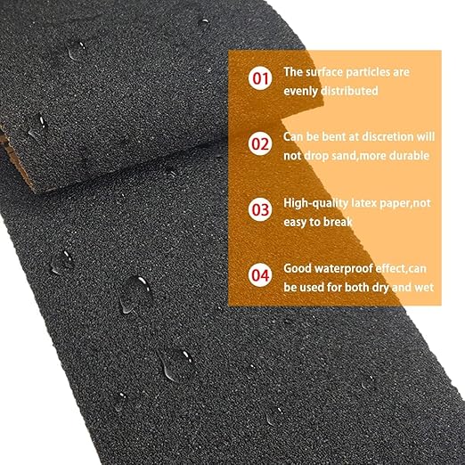 51 Pcs Ultra Fine Wet Dry Sandpaper 120 to 3000,5000,7000,8000,10000 Assorted Grit Sanding Paper for Wood Furniture Finishing, Metal Sanding and Automotive Polishing, 9 x 3.6 Inches