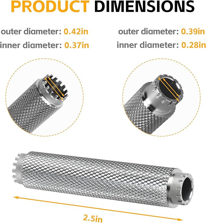 Lock Monkey Hollow Stainless Steel Lock Cylinder Cap Removal Tool for Maintenance Of Locks and Lock Rekeying, Maintenance, Installation竊똃isassembly
