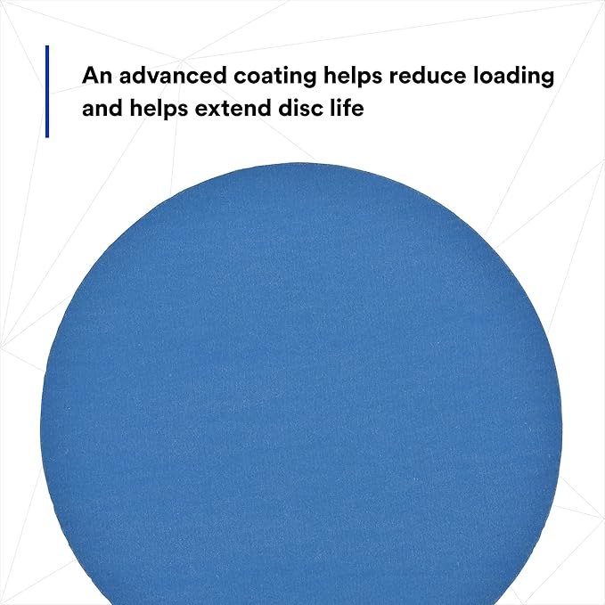 3M Stikit Blue Abrasive Disc Roll 36272, No Hole, Primer Sanding, E-Coat Sanding, Paint Preparation, 400 Grade, 5 in, 100 Discs/Roll