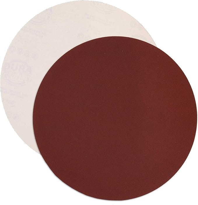 Dura-Gold Premium 12" Sanding Discs - 120 Grit (Box of 5) - Sandpaper Discs with PSA Self Adhesive Stickyback, Fast Cutting Aluminum Oxide Abrasive - Drywall, Floor, Woodworking, Automotive, Sander