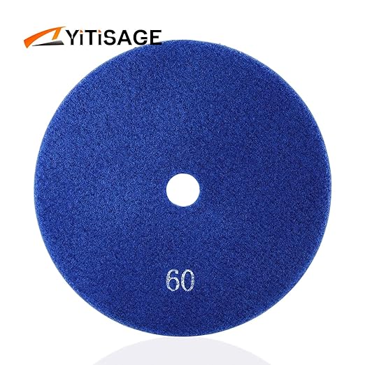 7 Inch Electroplated Diamond Grinding/Polishing Pads Sanding Granite Concrete Glass Metal Stone Grinding Disc(grit 60-1pc)