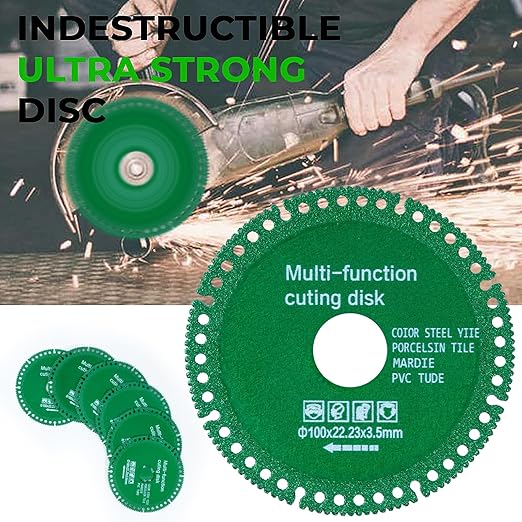 6Pcs Indestructible Disc for Grinder, Diamond Saw Cutting Wheel, Angle Grinder Glass Tile Cutting Rotary Tool