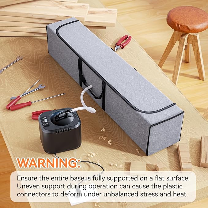 Wood Bending Steam Generator Kit with 55" Large Foldable Steam Box, Wood Steamer for Bending Wood, Tool-Free Assembly Wood Bending Machine for Curved Woodworking Projects